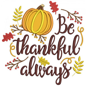 Thanksgiving Embroidery Designs