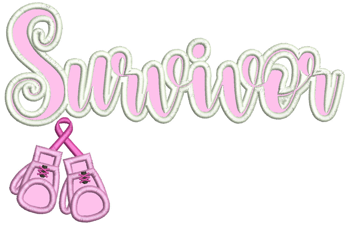 Breast Cancer Awareness Set - 24 Machine Embroidery Designs