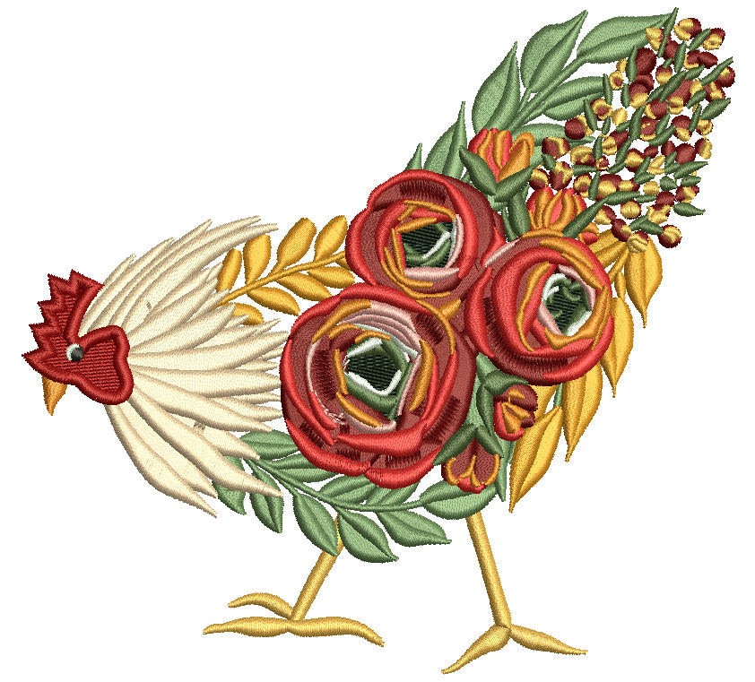 Chicken Rooster Machine Embroidery Designs Set - 24 Designs
