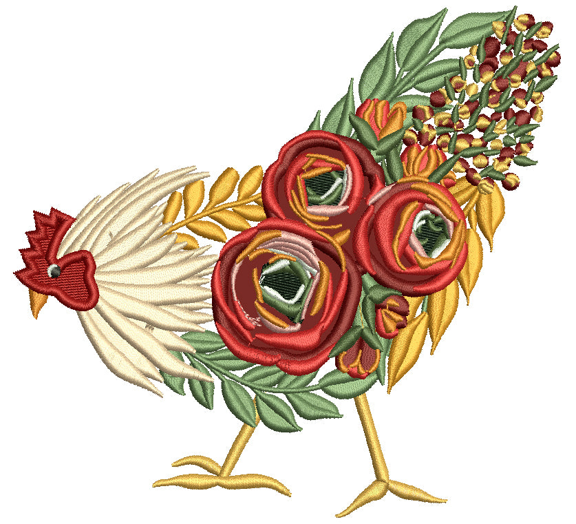 Chicken Rooster Machine Embroidery Designs Set - 24 Designs
