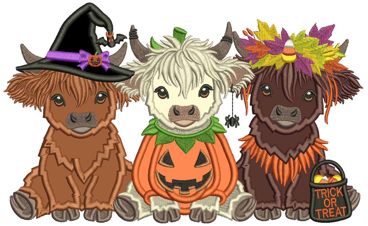 Halloween Set 4 - 24 Machine Embroidery Designs