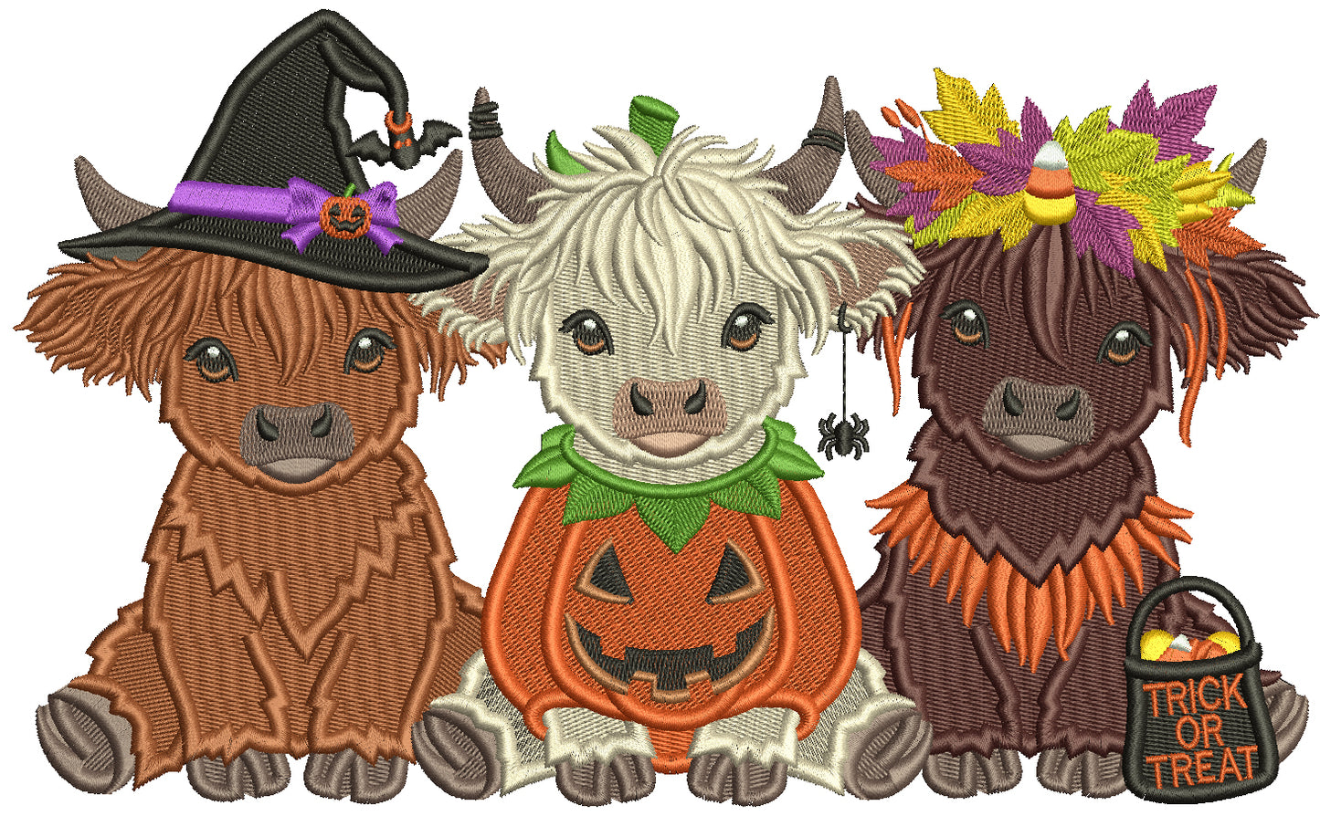 Halloween Set 4 - 24 Machine Embroidery Designs
