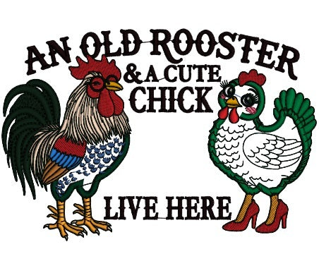 Chicken Rooster Machine Embroidery Designs Set - 24 Designs