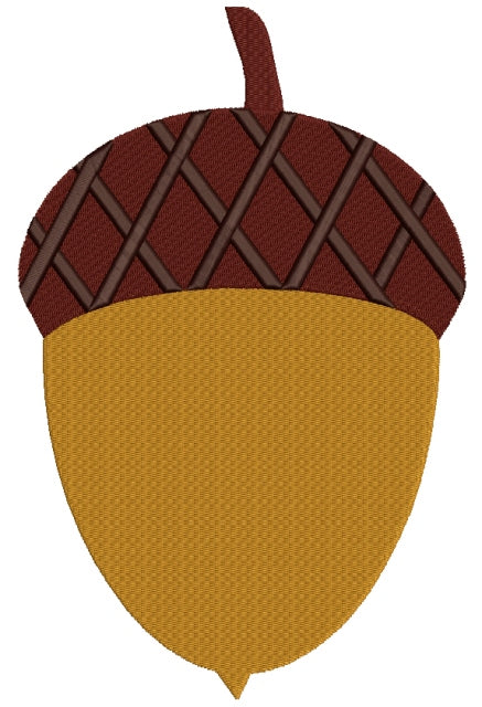 Acorn Filled Machine Embroidery Design Digitized Pattern