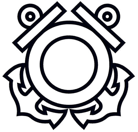 Anchors Monogram Marine Applique Machine Embroidery Digitized Design Pattern