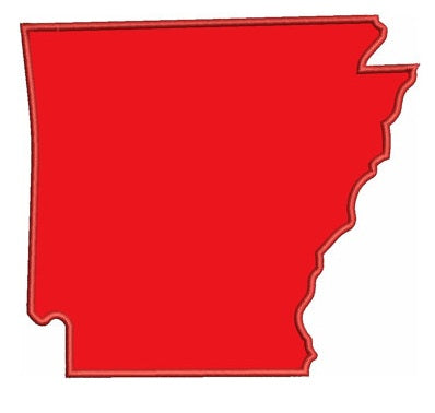 Arkansas State Applique - Instant Download Machine Embroidery