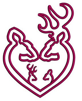 Buck and Doe wih Boy and a Girl kids Hunting Applique machine embroidery digitized design pattern -Instant Download -4x4 , 5x7, 6x10 hoops