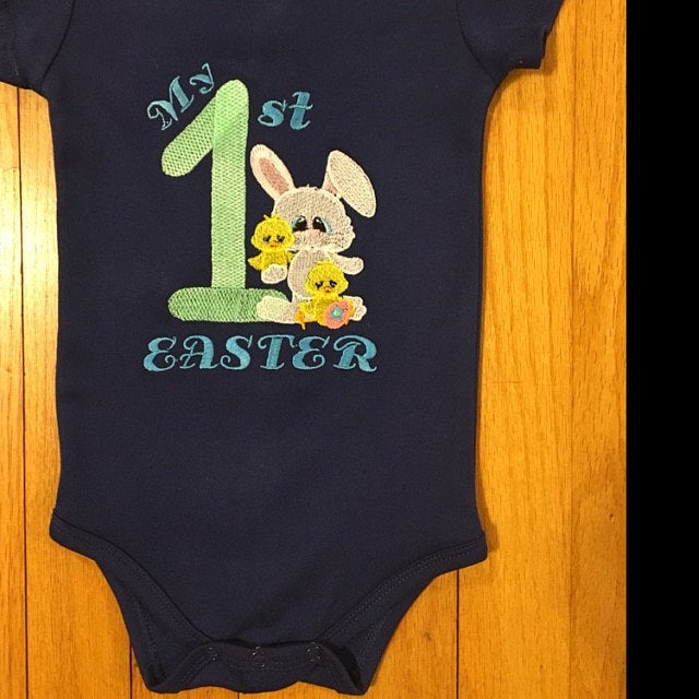 Bunny With Little Chicks Easter Filled Machine Embroidery Design Digitized Pattern