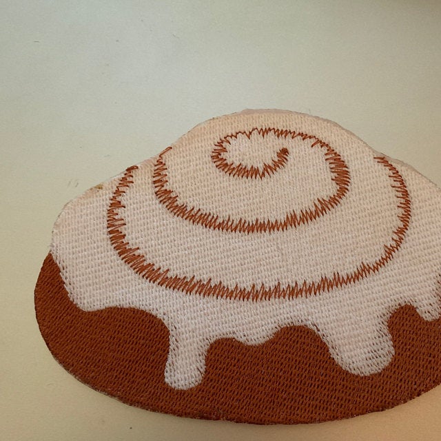 Cinnamon Roll Filled Machine Embroidery Digitized Design Pattern