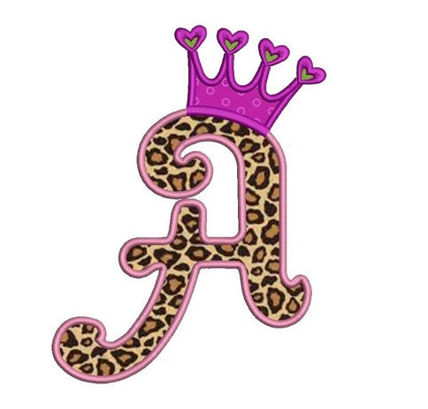 Crown Applique Machine Embroidery Font