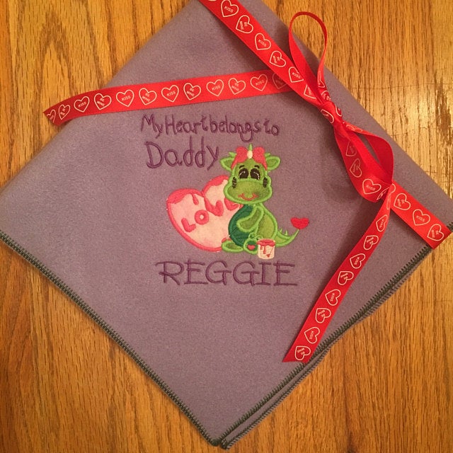 Cute Dinosaur With a Big Heart Applique Machine Embroidery Design Digitized Pattern