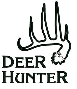 Deer Hunter Antlers Applique machine embroidery digitized design pattern - Instant Download -4x4 , 5x7, and 6x10 hoops