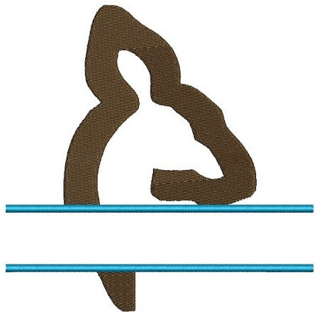 Doe Hunting Split machine embroidery digitized Filled design pattern - Instant Download -4x4 , 5x7, and 6x10 hoops