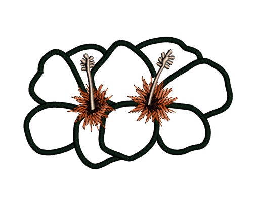 Fancy Flower Applique Machine Embroidery Design Digitized Pattern