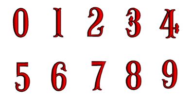 Fish Tail Embroidery Monogram Upper Case Satin Stitch Digitized Font Instant Download 1 2 3 inch