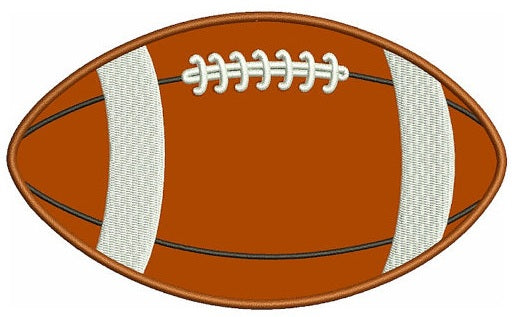 Football Applique Sport Machine Embroidery Digitized Design Pattern- Instant Download - 4x4 , 5x7, and 6x10 hoopss