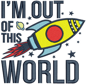 Rocket Embroidery Designs