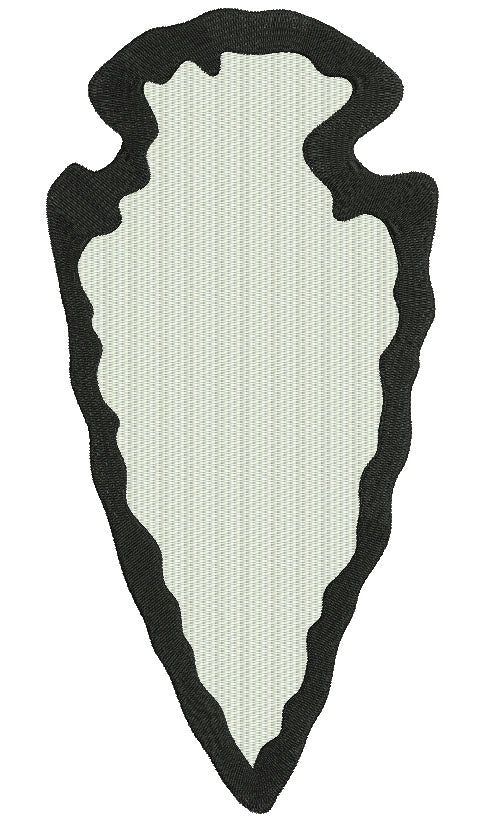 Indian Arrow Head Filled Machine Embroidery Digitized Design Pattern