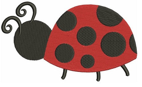 Ladybug Machine Embroidery Digitized Design Filled Pattern - Instant Download - 4x4 , 5x7, and 6x10 -hoops