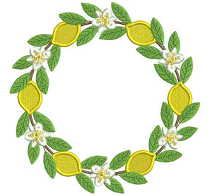 Lemon Embroidery Designs
