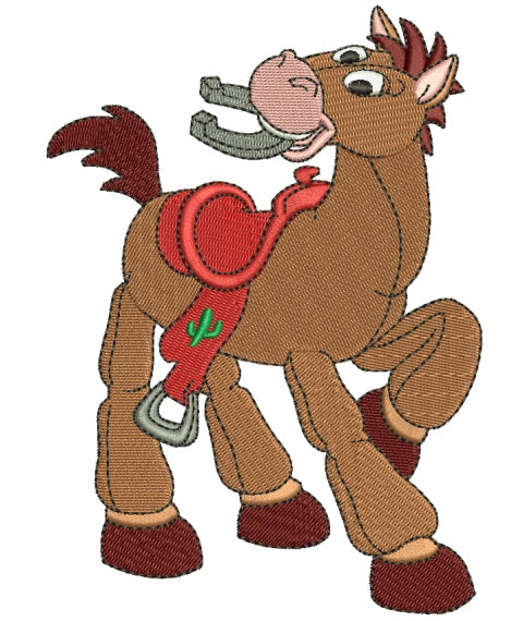 Looks Like Bullseye toy story Filled Machine Embroidery Digitized Design Pattern