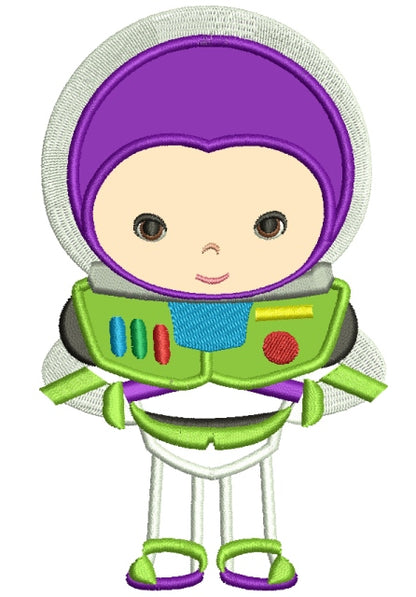 Looks Like Buzz lightyear from Toy Story Applique Machine Embroidery Digitized Design Pattern