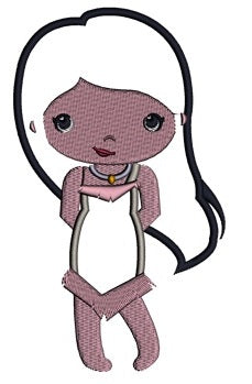 Looks Like Pocahontas Princess Applique Digitized Machine Embroidery Design Digitized Pattern