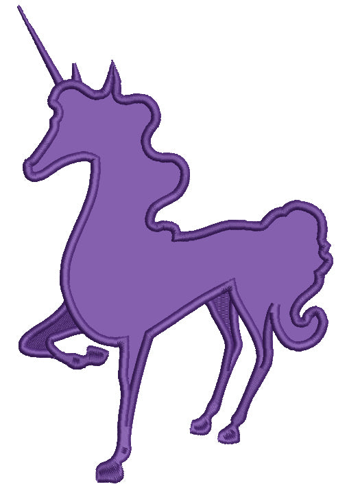 Majestic Unicorn Applique Machine Embroidery Digitized Design Pattern