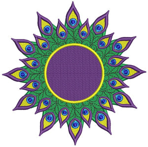 Peacock Embroidery Designs