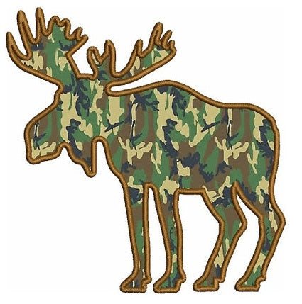 Moose, Buck, Elk Applique Machine Embroidery Digitized Design Pattern - Instant Download Digitized Pattern -4x4 , 5x7, and 6x10 hoops