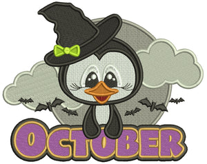 October Halloween Embroidery Designs