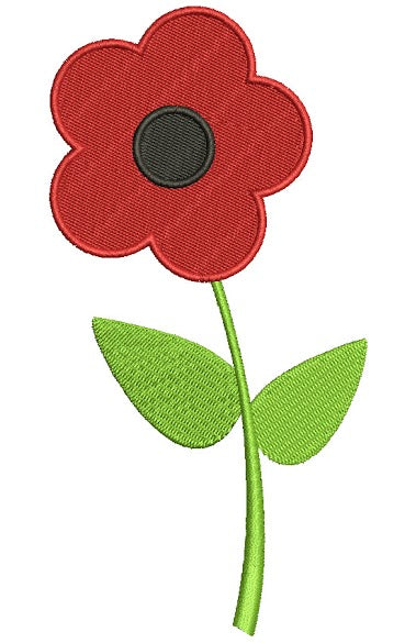 Tall Garden Filled Machine Embroidery Design Digitized Pattern