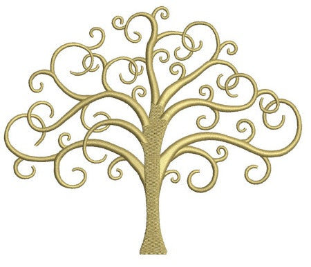 Tree Of Life Machine Embroidery Digitized Design Pattern - Instant Download - 4x4 , 5x7, and 6x10 -hoops