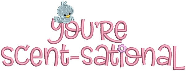 You're Scent-Sational Easter Filled Machine Embroidery Design Digitized Pattern