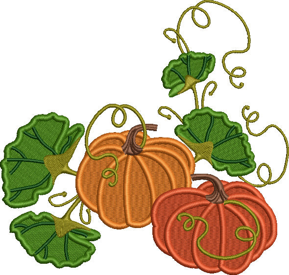 Fall Machine Embroidery Designs Set - 24 Designs