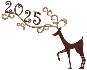 New Year Embroidery Designs