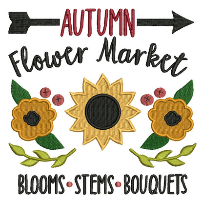 Fall Machine Embroidery Designs Set - 24 Designs