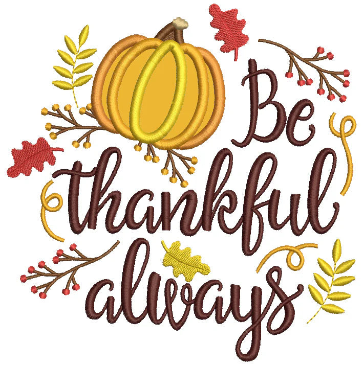Thanksgiving Set 2 - 24 Machine Embroidery Designs