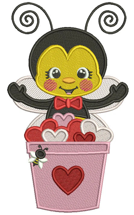 💌 Valentine’s Day Power Pack #5 – 24 Machine Embroidery Designs (Appliqué + Filled)