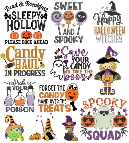 Halloween Set - 23 Machine Embroidery Designs