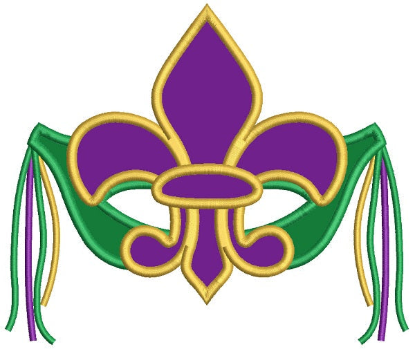 🎭 Mardi Gras Power Pack – 24 Machine Embroidery Designs (Appliqué + Filled)