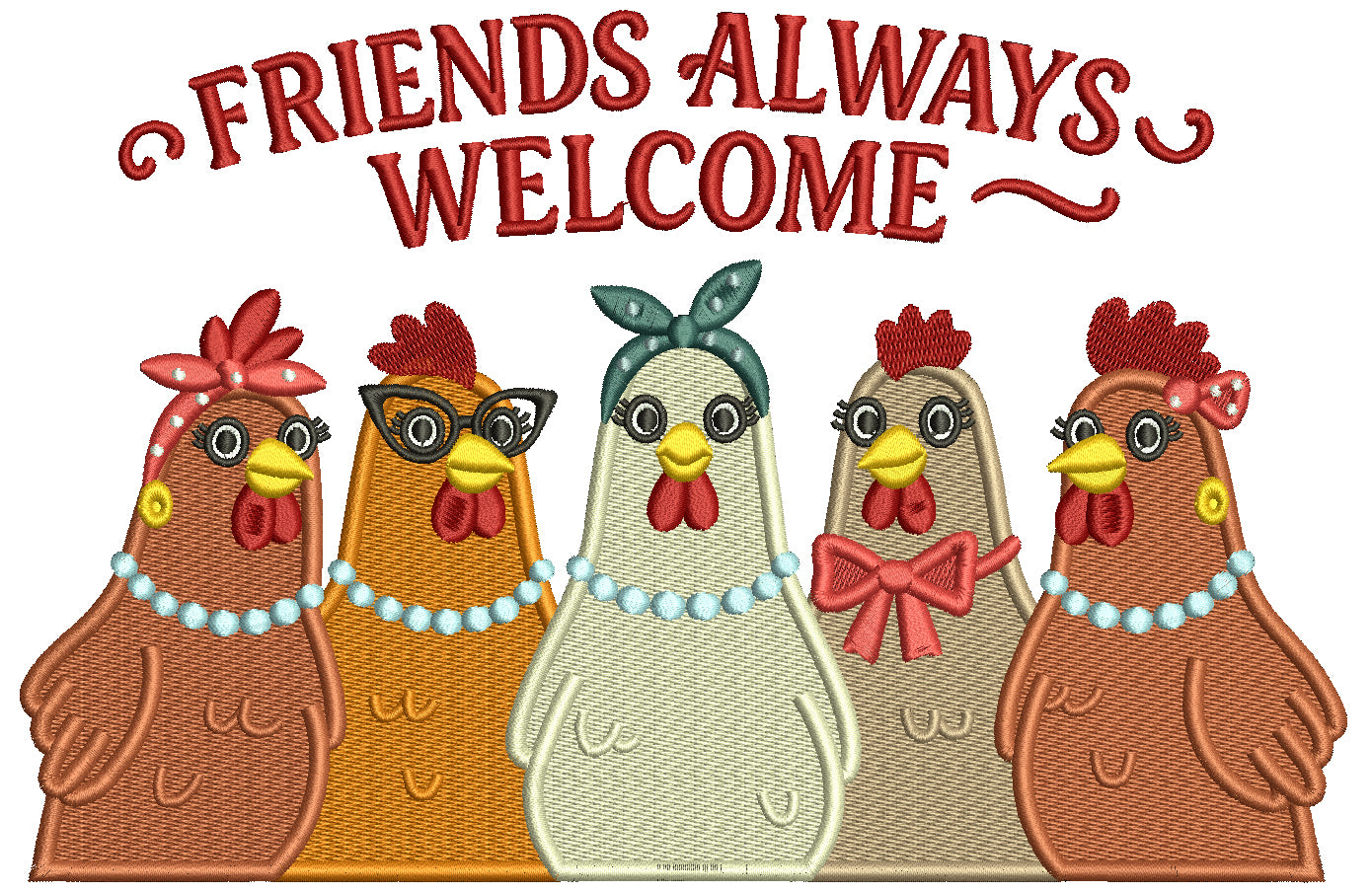 Chicken Rooster Machine Embroidery Designs Set - 24 Designs