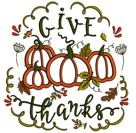 Thanksgiving Set - 24 Machine Embroidery Designs