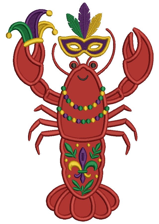 🎭 Mardi Gras Power Pack – 24 Machine Embroidery Designs (Appliqué + Filled)