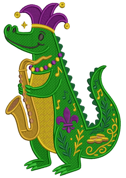 🎭 Mardi Gras Power Pack – 24 Machine Embroidery Designs (Appliqué + Filled)