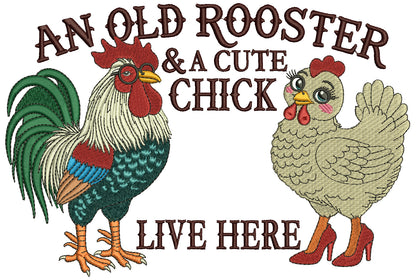 Chicken Rooster Machine Embroidery Designs Set - 24 Designs
