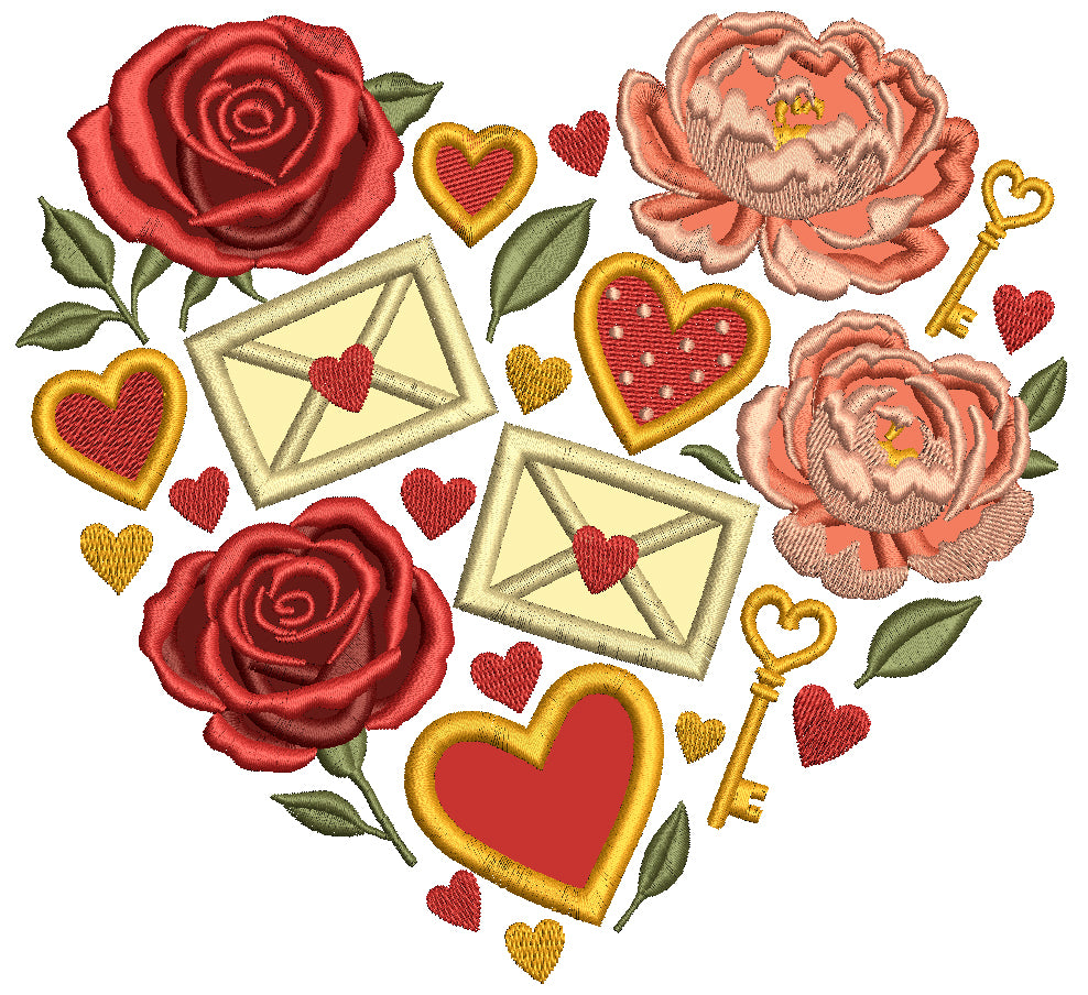 Valentine's Day Machine Embroidery Designs Set 1 – 24 Designs