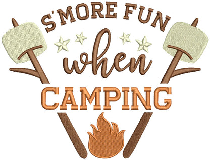 Camping and Fishing Machine Embroidery Designs Set - 23 Designs