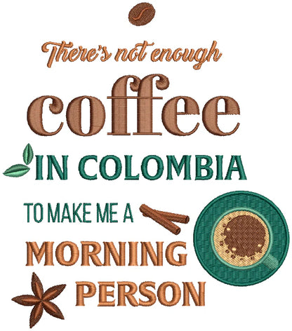 Coffee Machine Embroidery Set 1 – 24 Machine Embroidery Designs