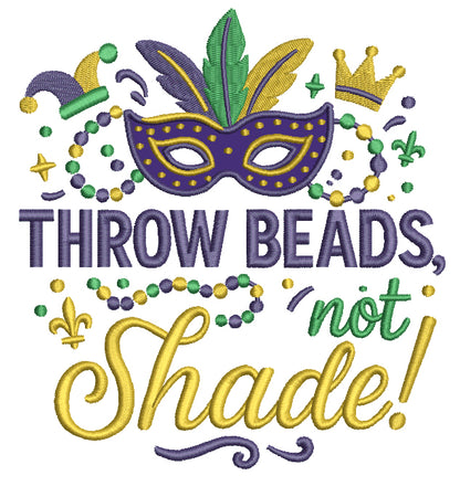 🎭 Mardi Gras Power Pack – 24 Machine Embroidery Designs (Appliqué + Filled)